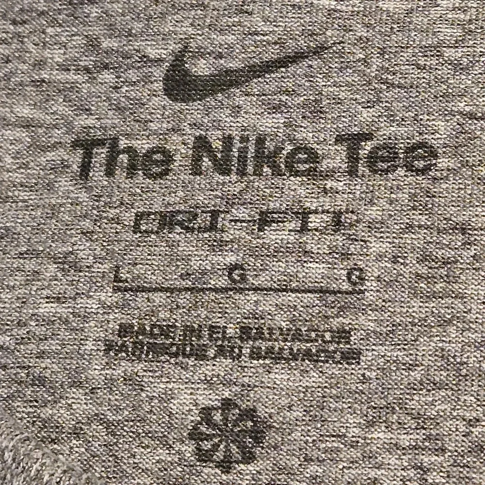 The Nike Tee color Gray size L